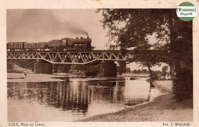 Most w Urlach na rzece Liwiec, początek lat 30. Źródło; fotopolska.eu