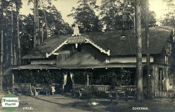 Bufet i cukiernia w Urlach, ok. 1913 r. Fot. ze zb. AP w Warszawie, Zbiór Korotyńskich